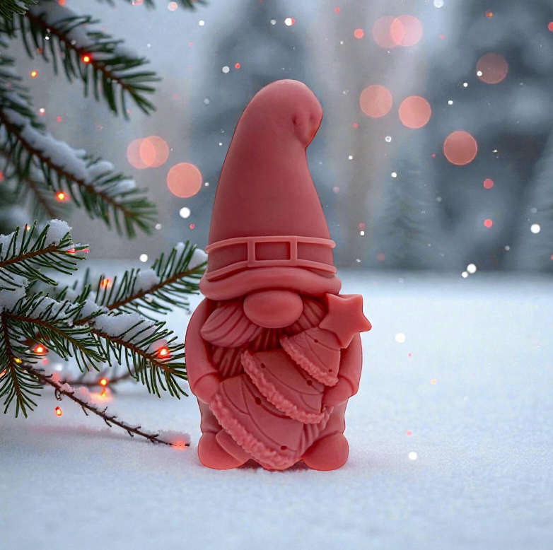 Christmas Gonk Wax Melt – Mince Pie Scent, Festive Home Fragrance