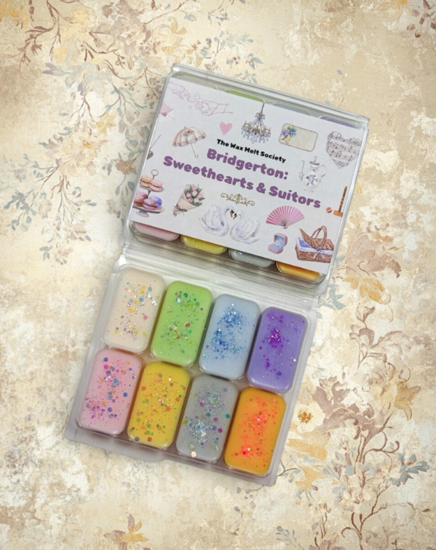 Bridgerton Luxury Wax Melt Set (Sweethearts & Suitors) - 8 Scents