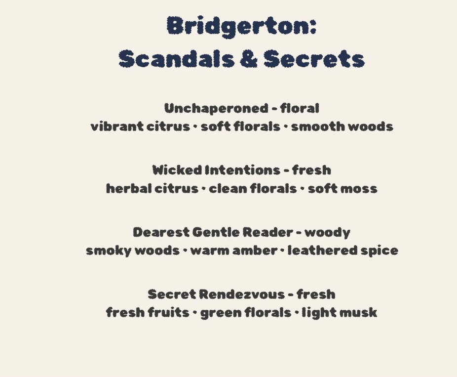 Bridgerton Luxury Wax Melt Collection (24 Pastel Star Scents)
