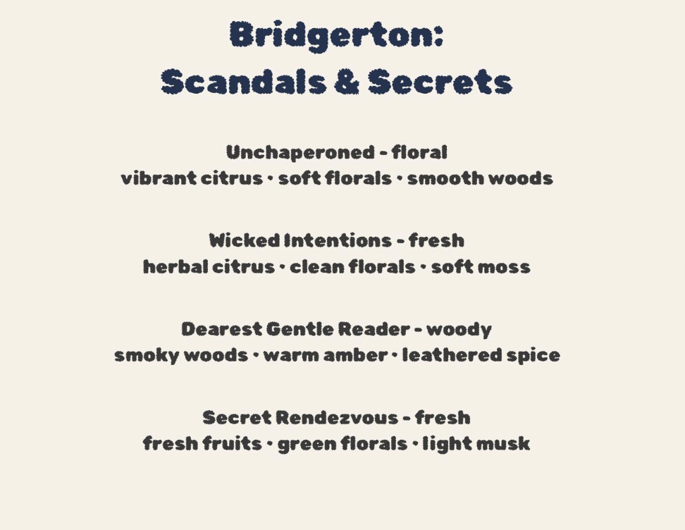 Bridgerton Luxury Wax Melt Collection (24 Scents) Three Set Bundle
