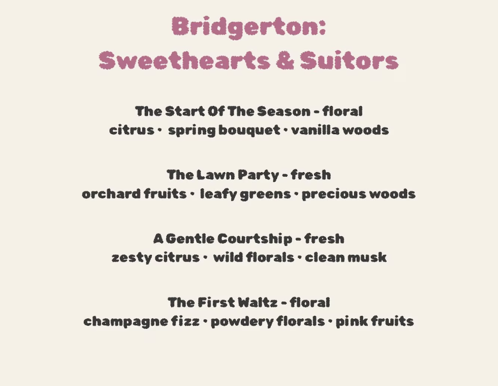 Bridgerton Luxury Wax Melt Collection (24 Scents) Three Set Bundle
