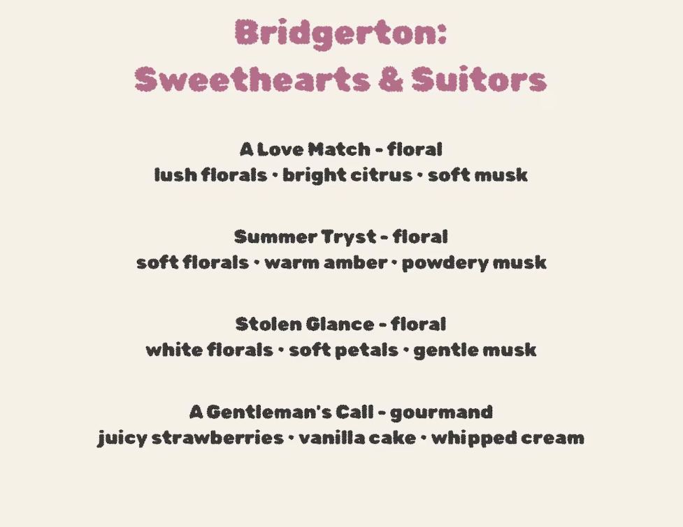 Bridgerton Luxury Wax Melt Collection (24 Scents) Three Set Bundle