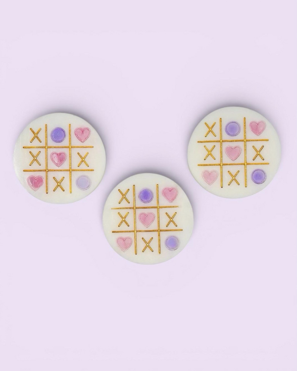 Peaches & Cream wax melt shape (Fruity Gourmand) - 1pc