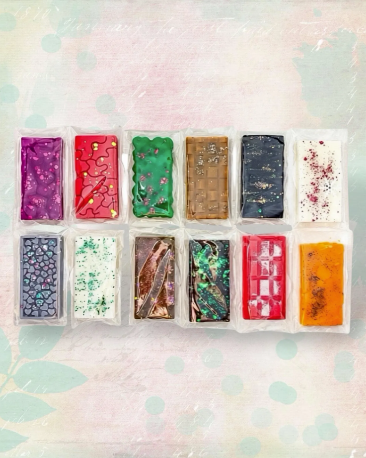 Luxury Wax Melt Taster Box - 12 Different Scented Wax Bars