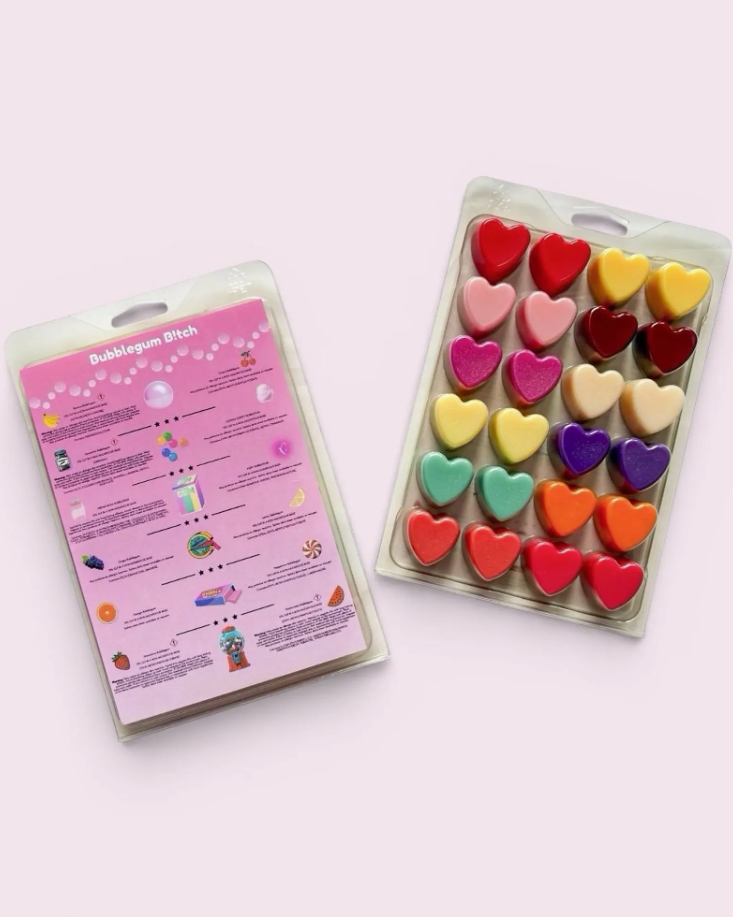 Bubblegum 12 Heart Set